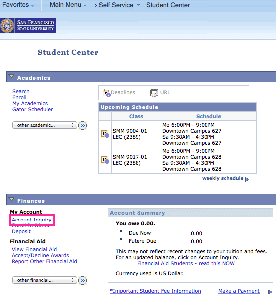 SF State Gateway Registration Instructions San Francisco State