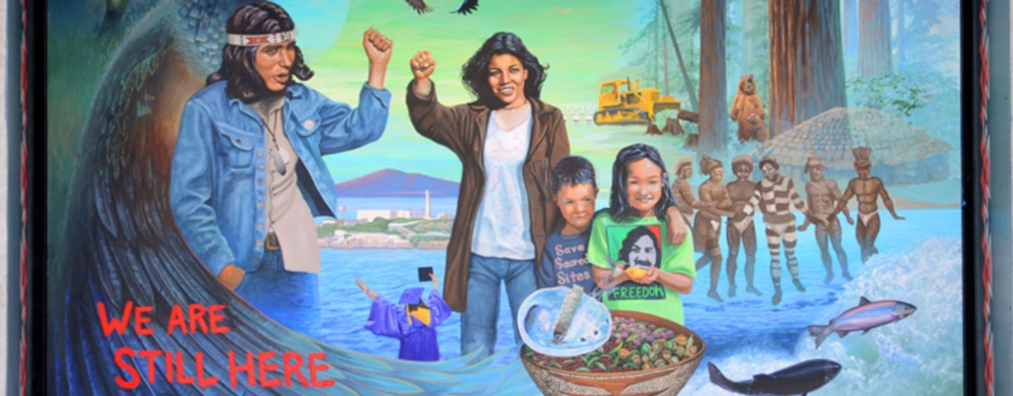 "We are still here" American Indian Studies mural