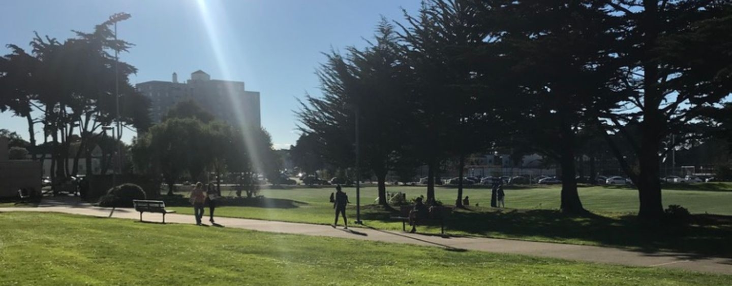 Sunbeam beats down on the SF State campus