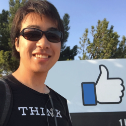 International Business student Sota Watanabe at Facebook headquarters