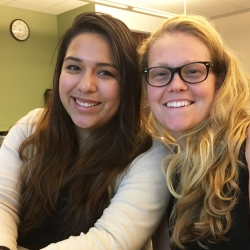 Pair of students in Paralegal Studies class