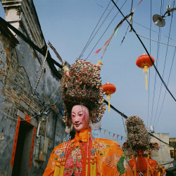 A puppet in a parade in Fujian