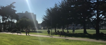 Sunbeam beats down on the SF State campus